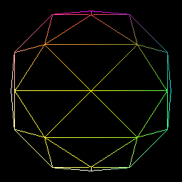 Level 2 refinement (sphere)